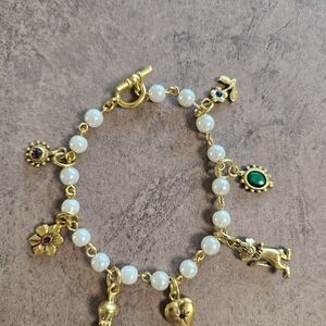 EUC Vintage Warner Bros. Tweedy & Sylvester Charm Bracelet